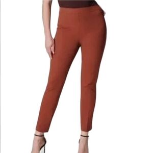 NWT SPANX On-the-Go Ankle Slim Straight Pant Bronze Glow, Size M